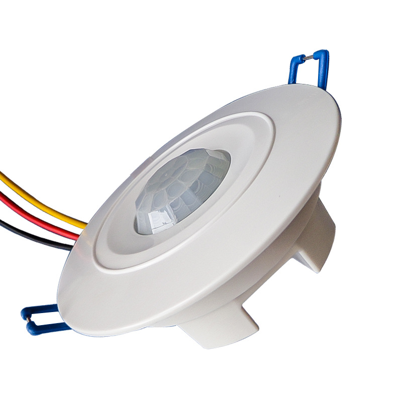 TDL-9959J TUODI Factory Price 12V 220V PIR Ceiling Motion Sensor Detector Light Switch Sense 5-7m for Hallway Bathrooms Basements Garages