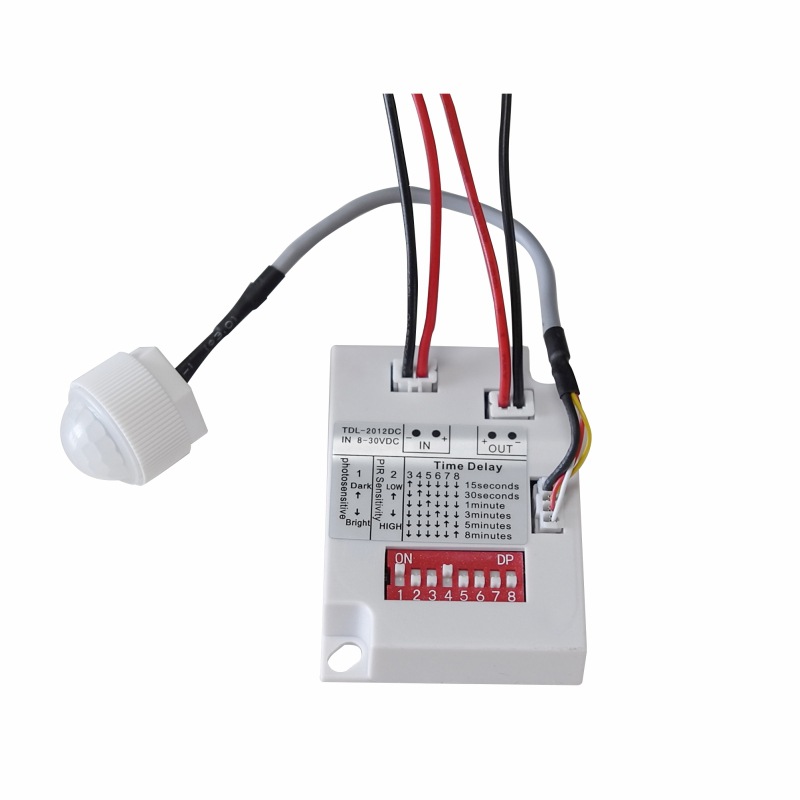 TDL-2012-DC TUODI 360 Degree Infrared Detector Switch PIR Motion Sensor for Ceiling Light 220V Timer switch can adjust time