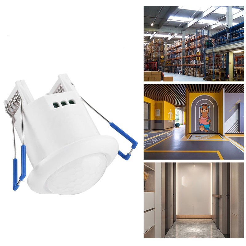 TDL-9956J Ceiling Embedded 220V Automatic PIR Human Infrared induction motion sensor switch for LED lighting