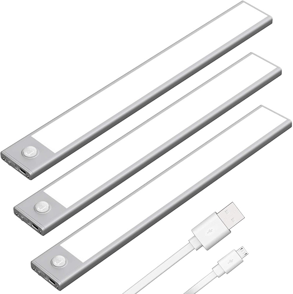 TDL 6110 Tuodi PIR Motion Sensor Light Wireless 3000mAh USB Charge 170LM Warm/white Light