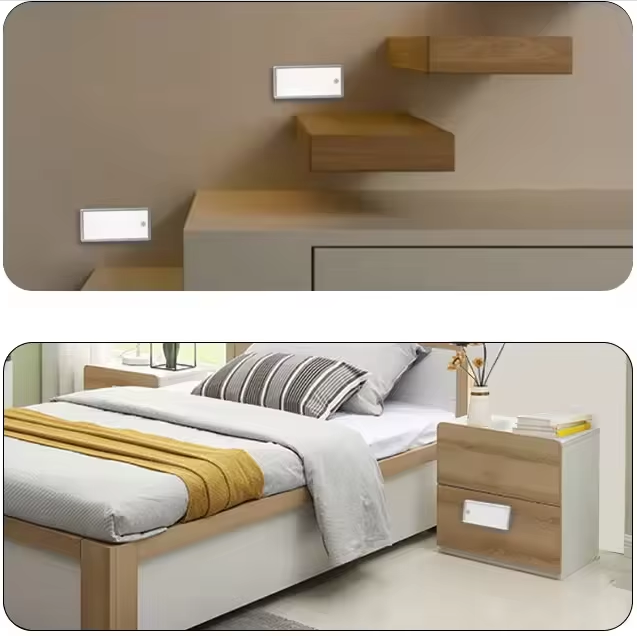 TDL-6118 Wholesale  Human body induction light 3000K 6000K Table lamp with 3000mAh battery Type C