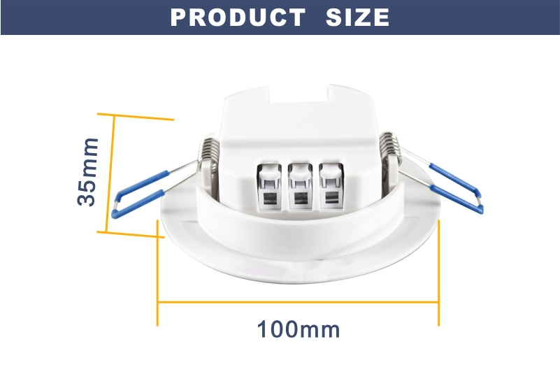 Hot Sale 12V 110V 220V CE High quality infrared ceiling light  TDL-9959J smart home products automatic light sensor switch