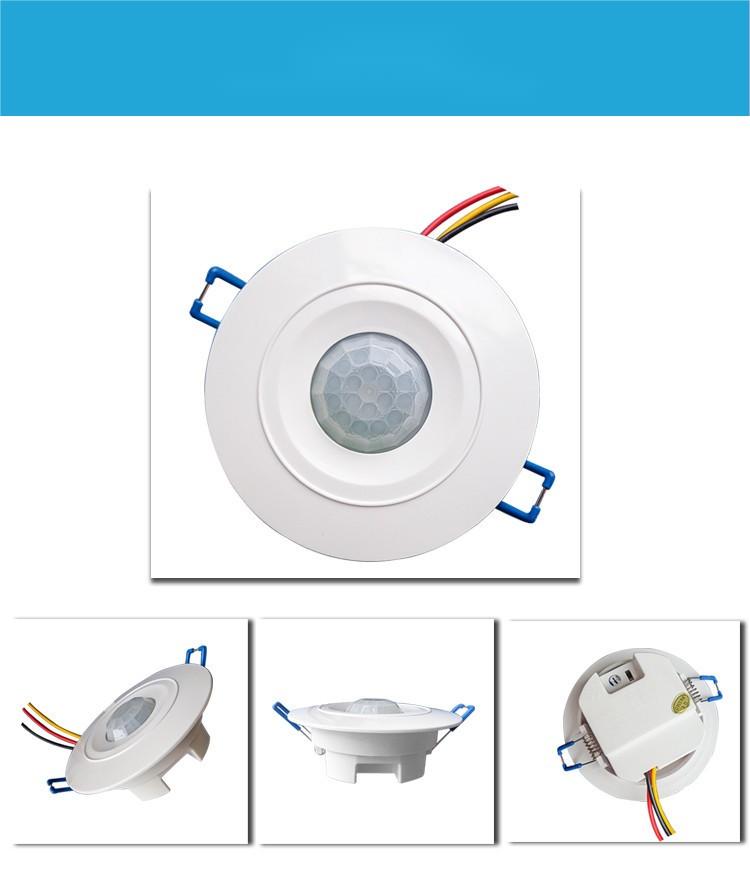 Hot Sale 12V 110V 220V CE High quality infrared ceiling light  TDL-9959J smart home products automatic light sensor switch