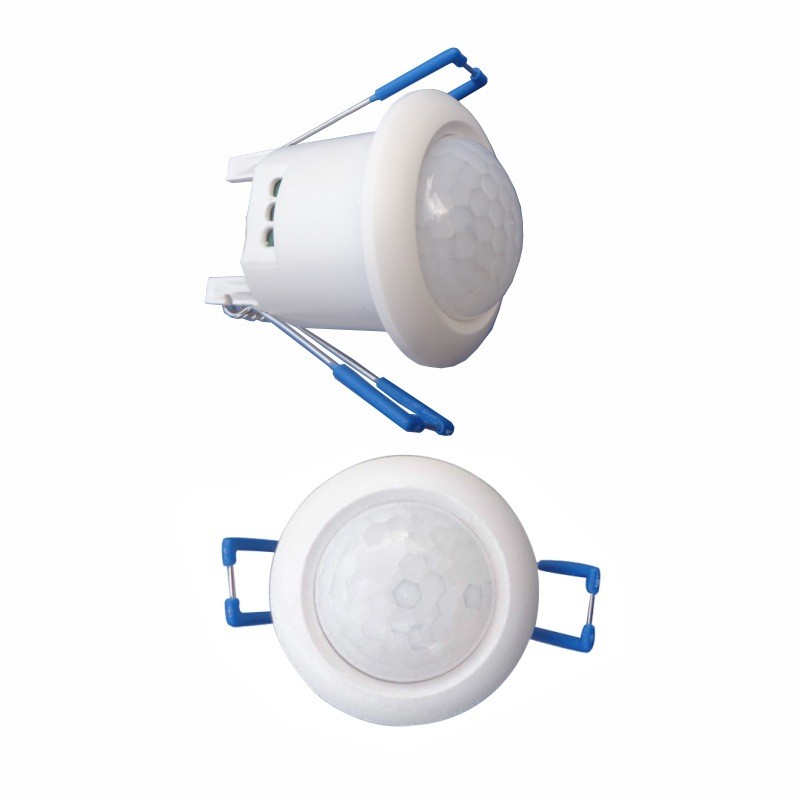 TUODI Factory Sale Ceiling Embedded 220V Automatic PIR Human Infrared induction motion sensor switch for LED lighting