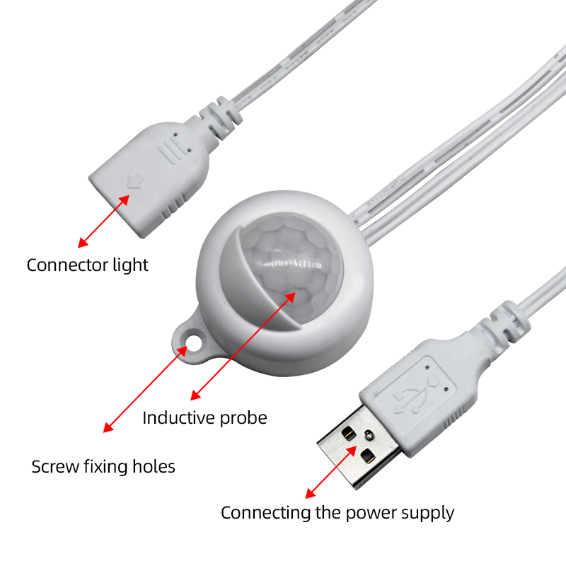 TUODI new arrive Direct Current 5V-24V 3A PIR Motion Activated Sensor Light Switch  for lighting control