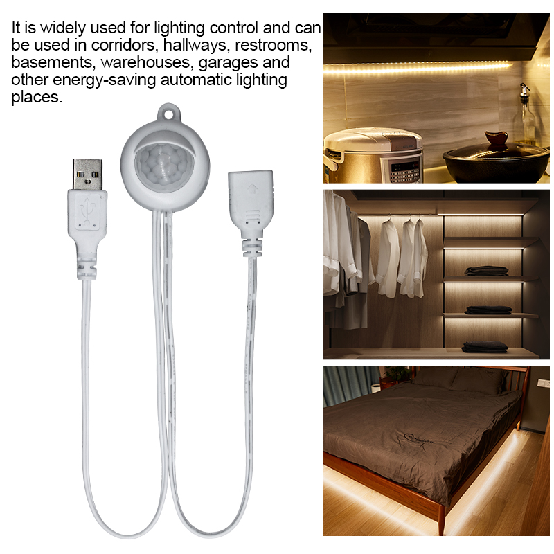 TUODI new arrive Direct Current 5V-24V 3A PIR Motion Activated Sensor Light Switch  for lighting control