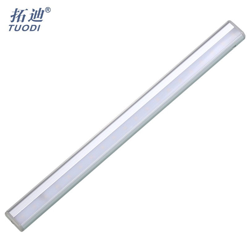 TUODI TDL-7122 20LED智能人体感应灯长条橱柜灯衣柜灯usb楼道壁橱感应灯